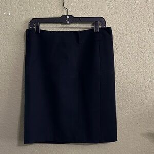 Tory Burch Black Tailored Pencil Skirt